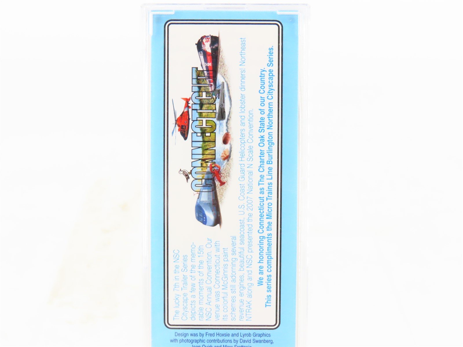 N Scale Micro-Trains NSC MTL 07-48 BNZ Connecticut Cityscape Trailer #237180