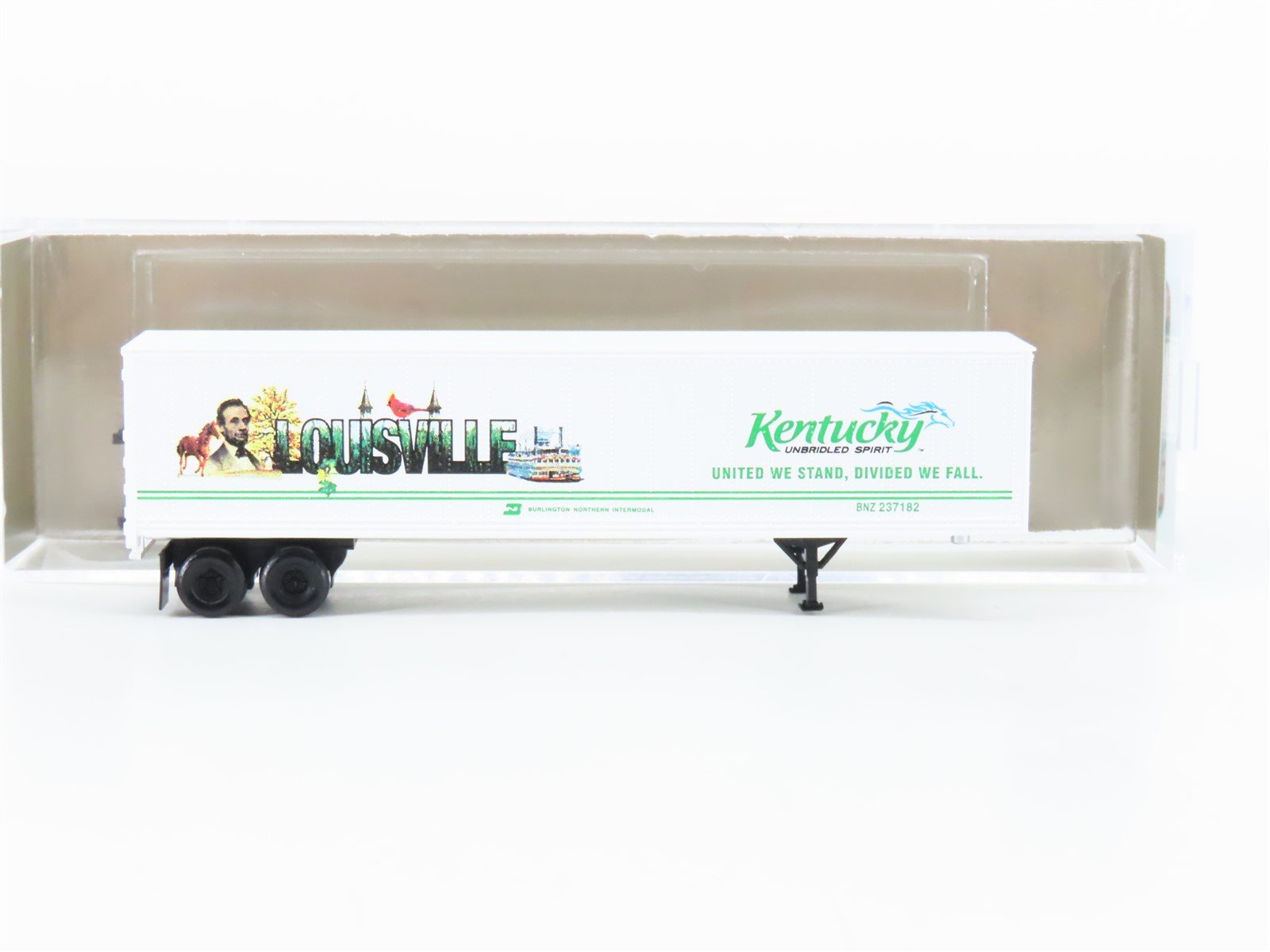 N Scale Micro-Trains NSC MTL 08-37 BNZ Louisville Cityscape Trailer #237182