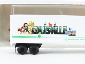 N Scale Micro-Trains NSC MTL 08-37 BNZ Louisville Cityscape Trailer #237182