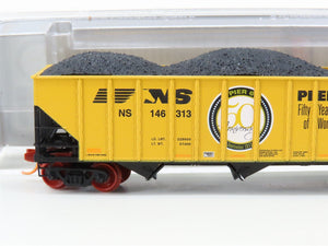 N Micro-Trains NSE MTL 14-02 NS Norfolk Southern Pier 6 3-Bay Hopper #146313