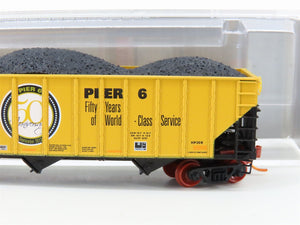 N Micro-Trains NSE MTL 14-02 NS Norfolk Southern Pier 6 3-Bay Hopper #146313
