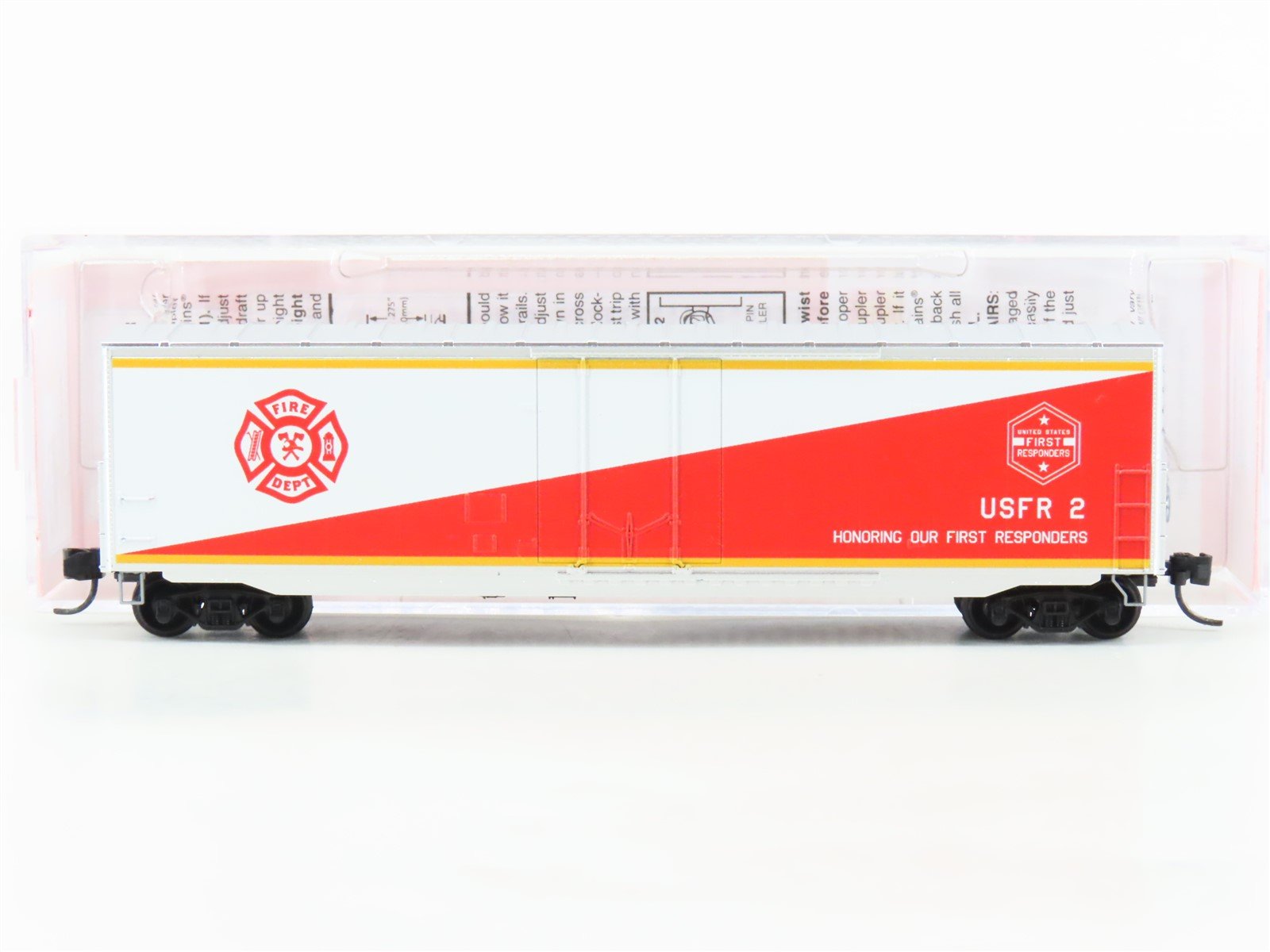 N Scale Micro-Trains MTL NSE 21-01 USFR First Responders Tribute 50' Box Car #2