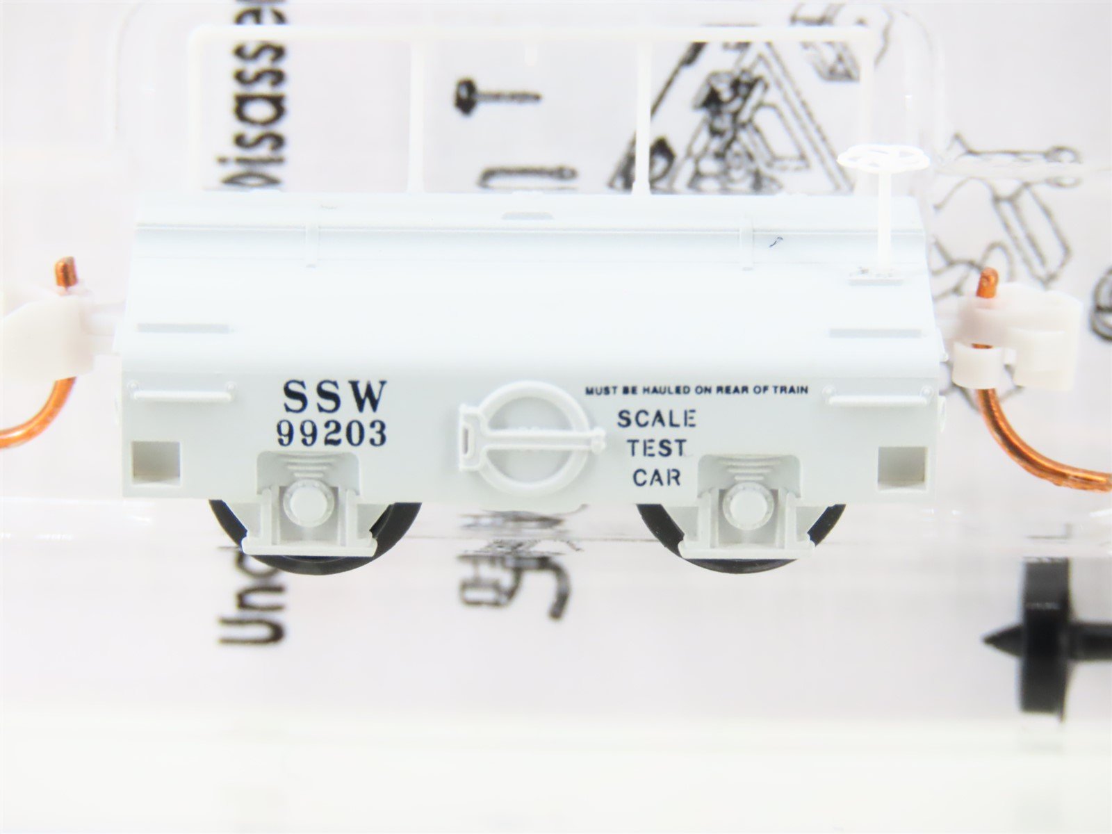 N Scale Micro-Trains MTL 12100040 SSW Cotton Belt Scale Test Car #99203