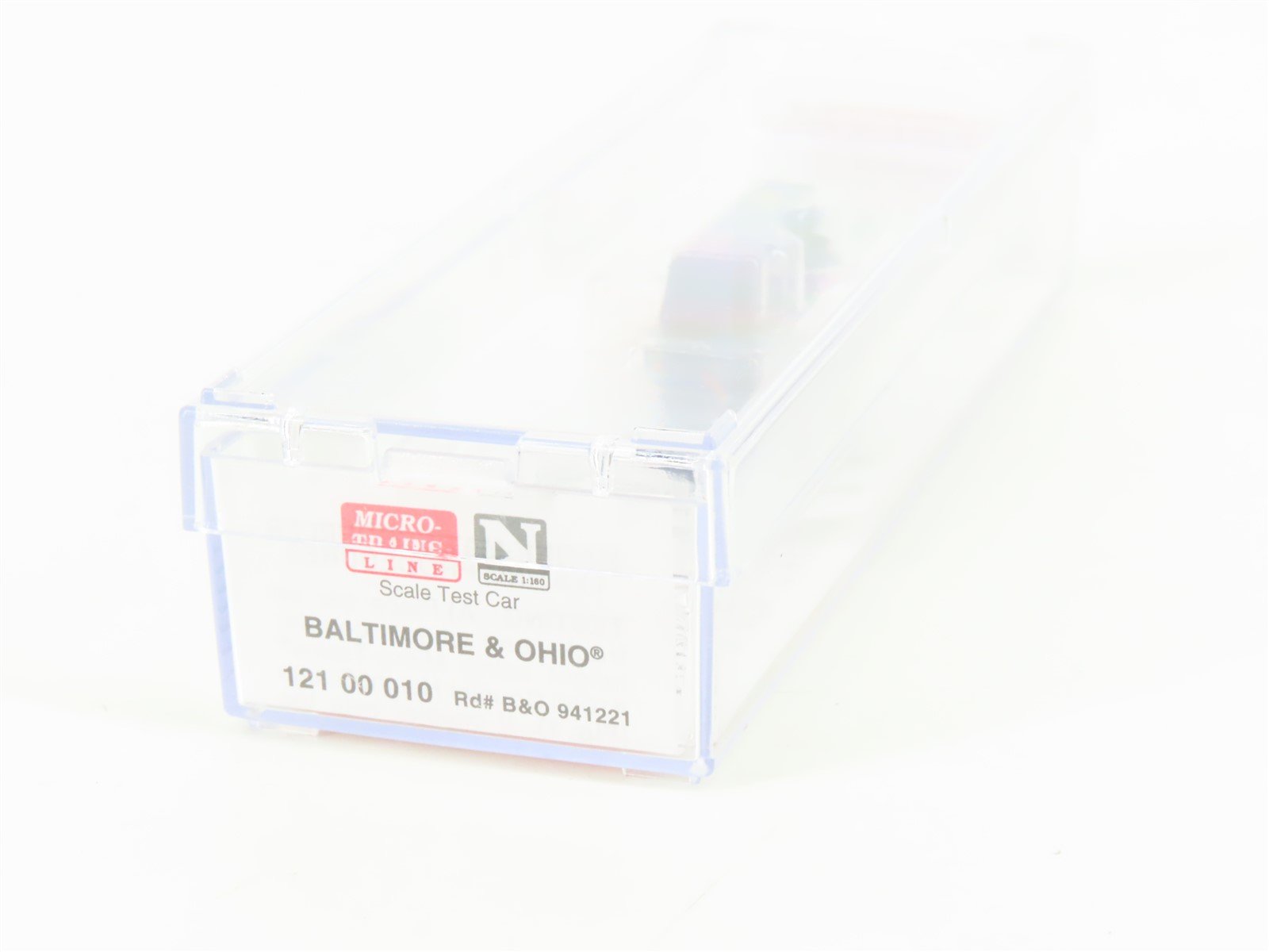 N Scale Micro-Trains MTL 12100010 B&O CSX Baltimore & Ohio Scale Test Car 841221