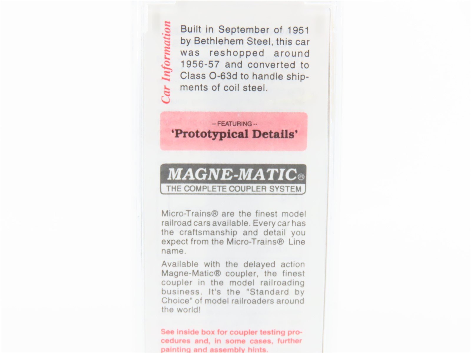 N Scale Micro-Trains MTL 105030 B&O Baltimore & Ohio 50' Gondola #351065