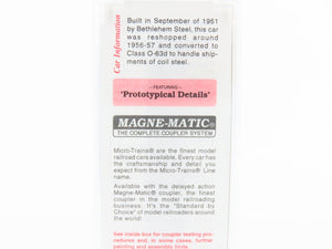 N Scale Micro-Trains MTL 105030 B&O Baltimore & Ohio 50' Gondola #351065