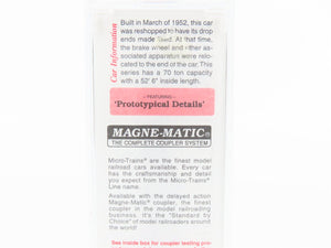 N Scale Micro-Trains MTL 105010 RDG Reading Railroad 50' Gondola #3326