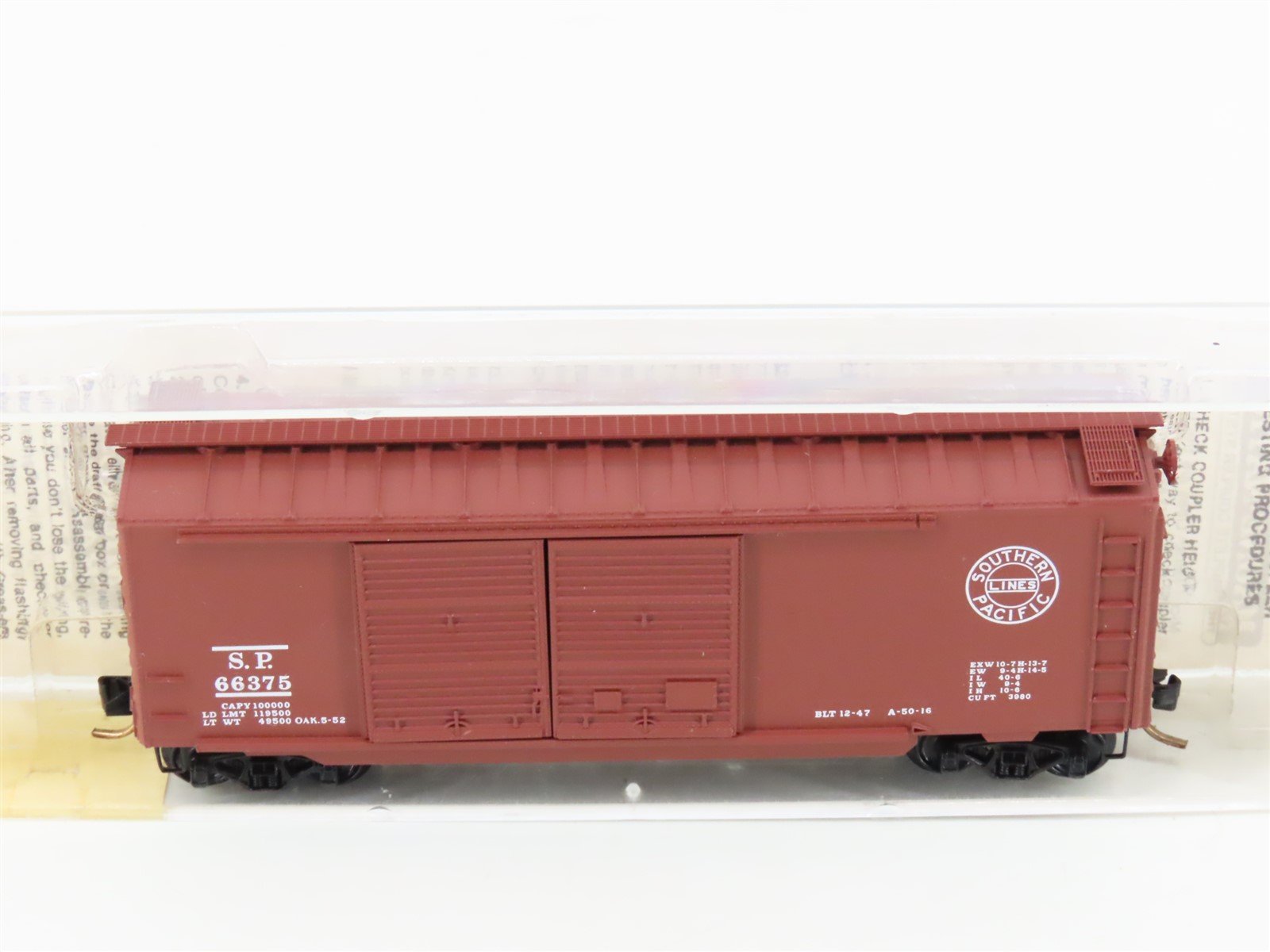 N Scale Micro-Trains MTL 23020 SP Southern Pacific 40' Double Door Boxcar #66375