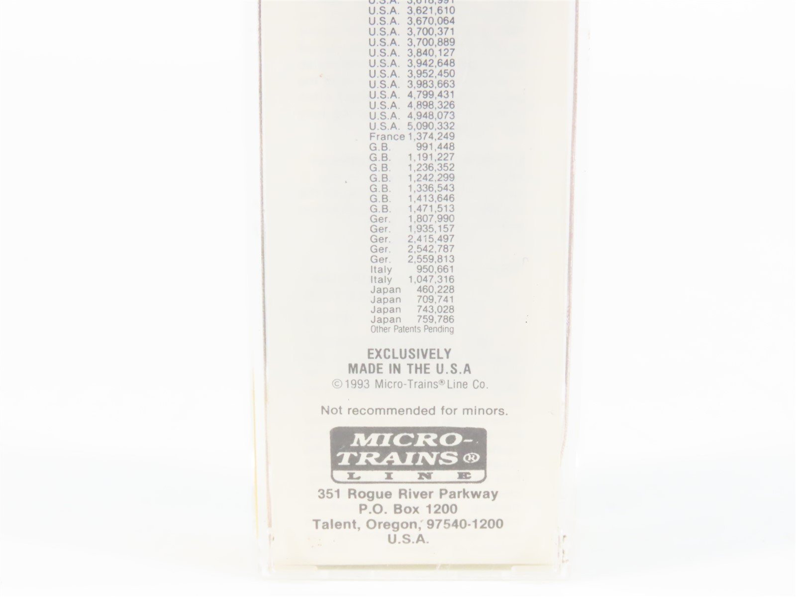 N Scale Micro-Trains MTL 23020 SP Southern Pacific 40' Double Door Boxcar #66375