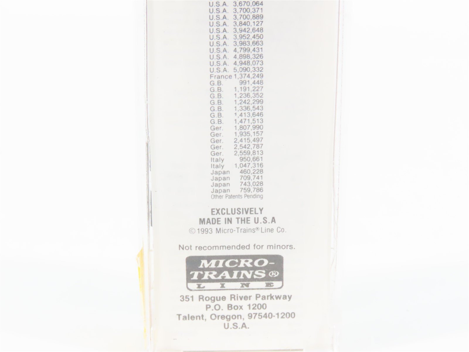 N Scale Micro-Trains MTL 24220 MP Mo-Pac 