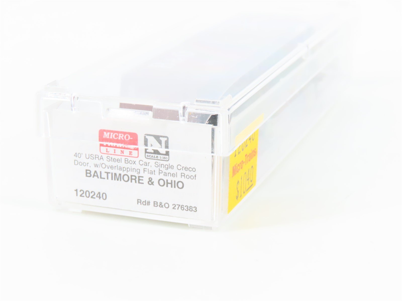 N Scale Micro-Trains MTL 120240 B&O Baltimore & Ohio 40' Box Car #276383