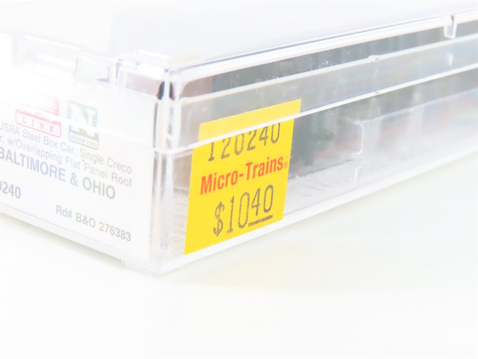 N Scale Micro-Trains MTL 120240 B&O Baltimore & Ohio 40' Box Car #276383