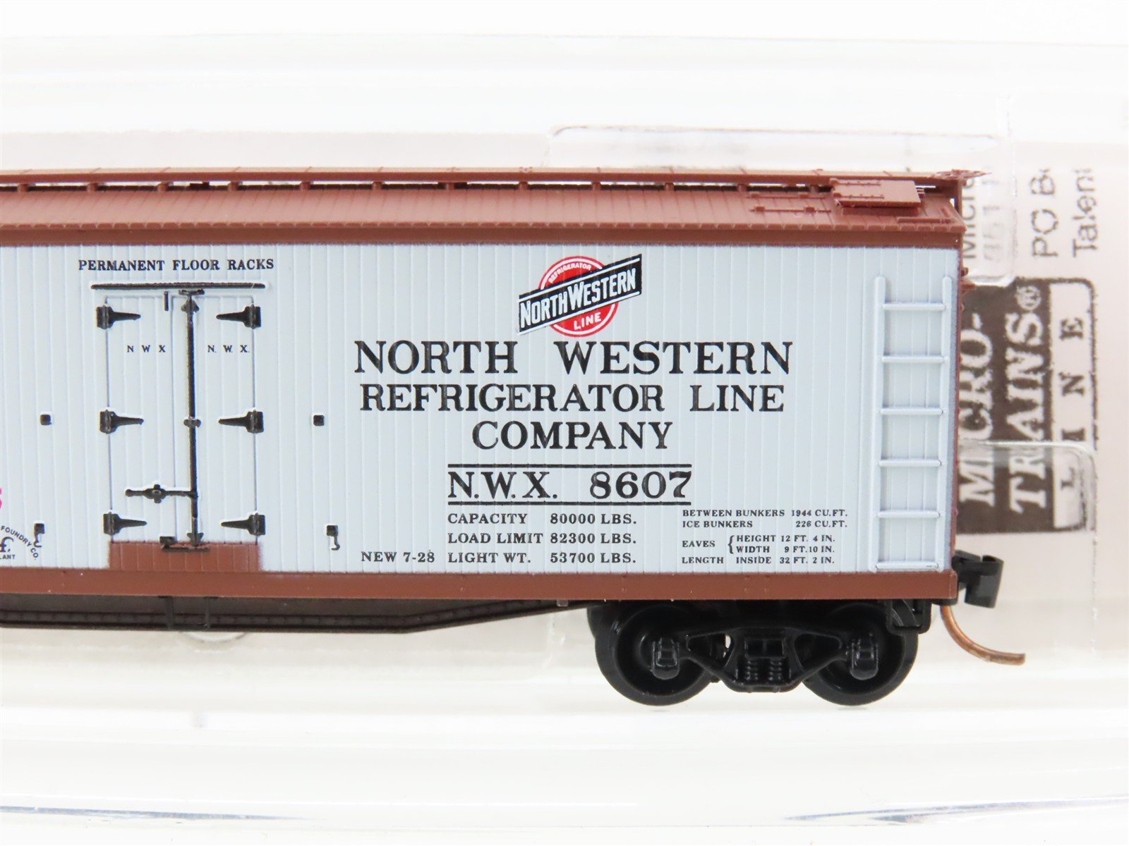 N Scale Micro-Trains MTL 49520 NWX Priebe Poultry & Eggs 40' Reefer #8607