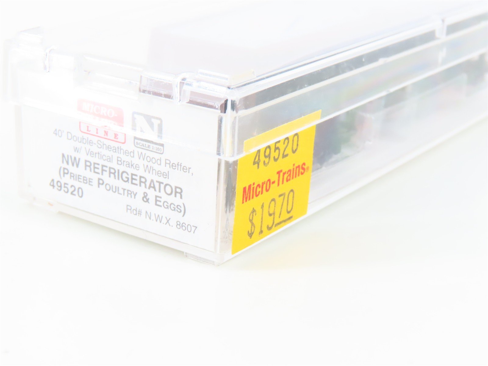 N Scale Micro-Trains MTL 49520 NWX Priebe Poultry & Eggs 40' Reefer #8607