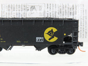 N Micro-Trains MTL 05544510 B&O Chessie System 2-Bay Hopper #234928 - Weathered