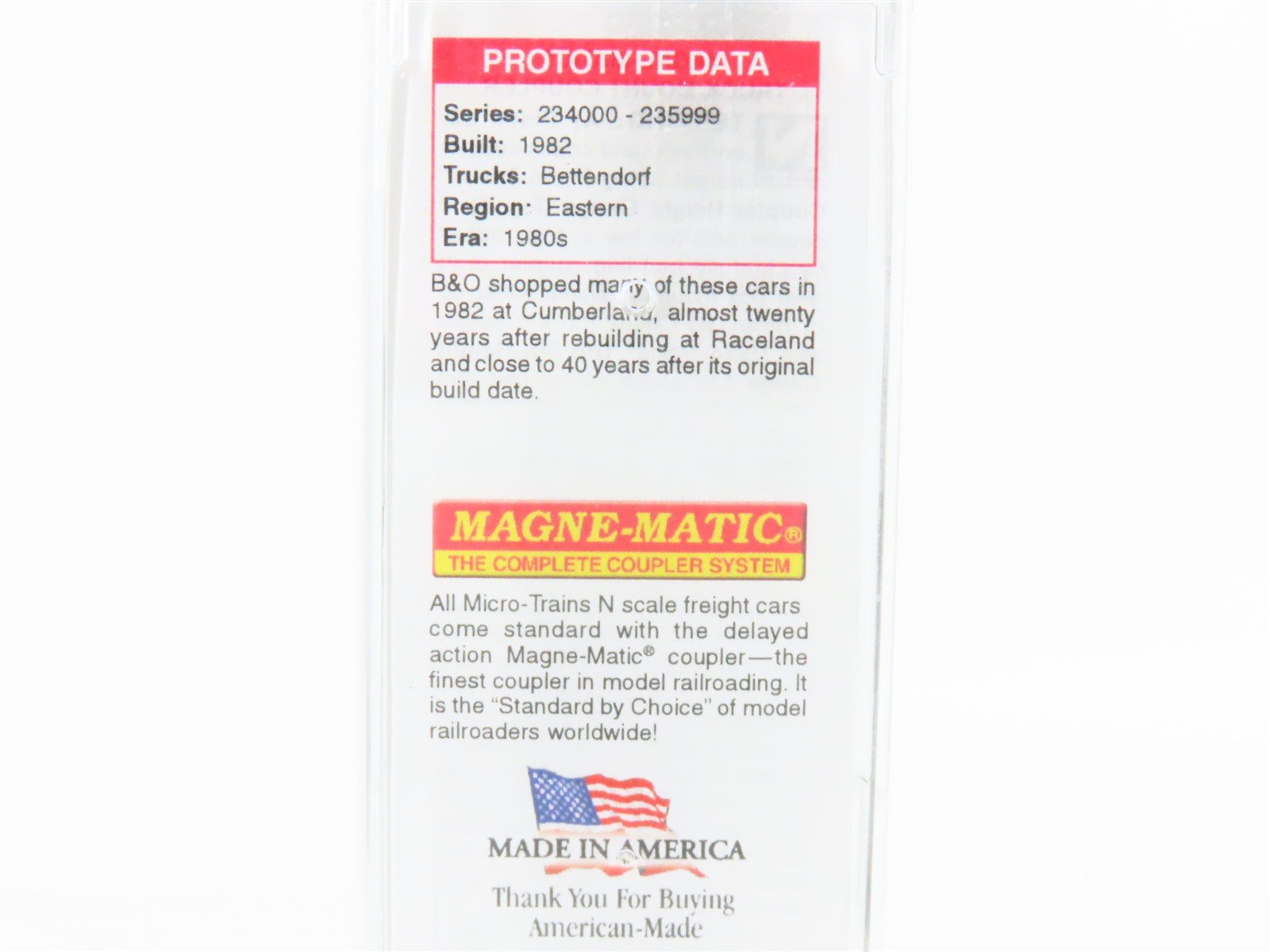 N Micro-Trains MTL 05544510 B&O Chessie System 2-Bay Hopper #234928 - Weathered