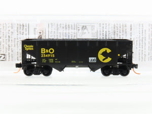 N Scale Micro-Trains MTL 05500512 B&O Chessie System 33' 2-Bay Hopper #234915