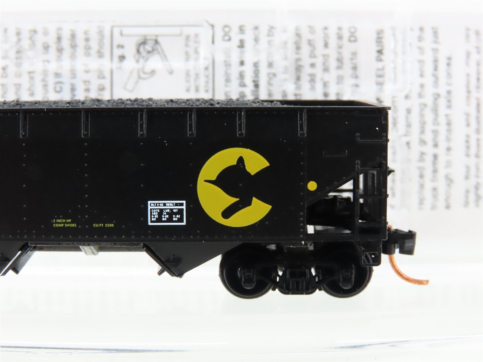 N Scale Micro-Trains MTL 05500512 B&O Chessie System 33' 2-Bay Hopper #234915