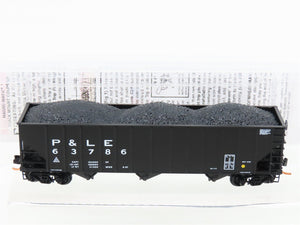 N Scale Micro-Trains MTL 10800350 P&LE Pittsburg & Lake Erie 3-Bay Hopper #63786