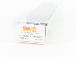 N Scale Micro-Trains MTL 10800350 P&LE Pittsburg & Lake Erie 3-Bay Hopper #63786