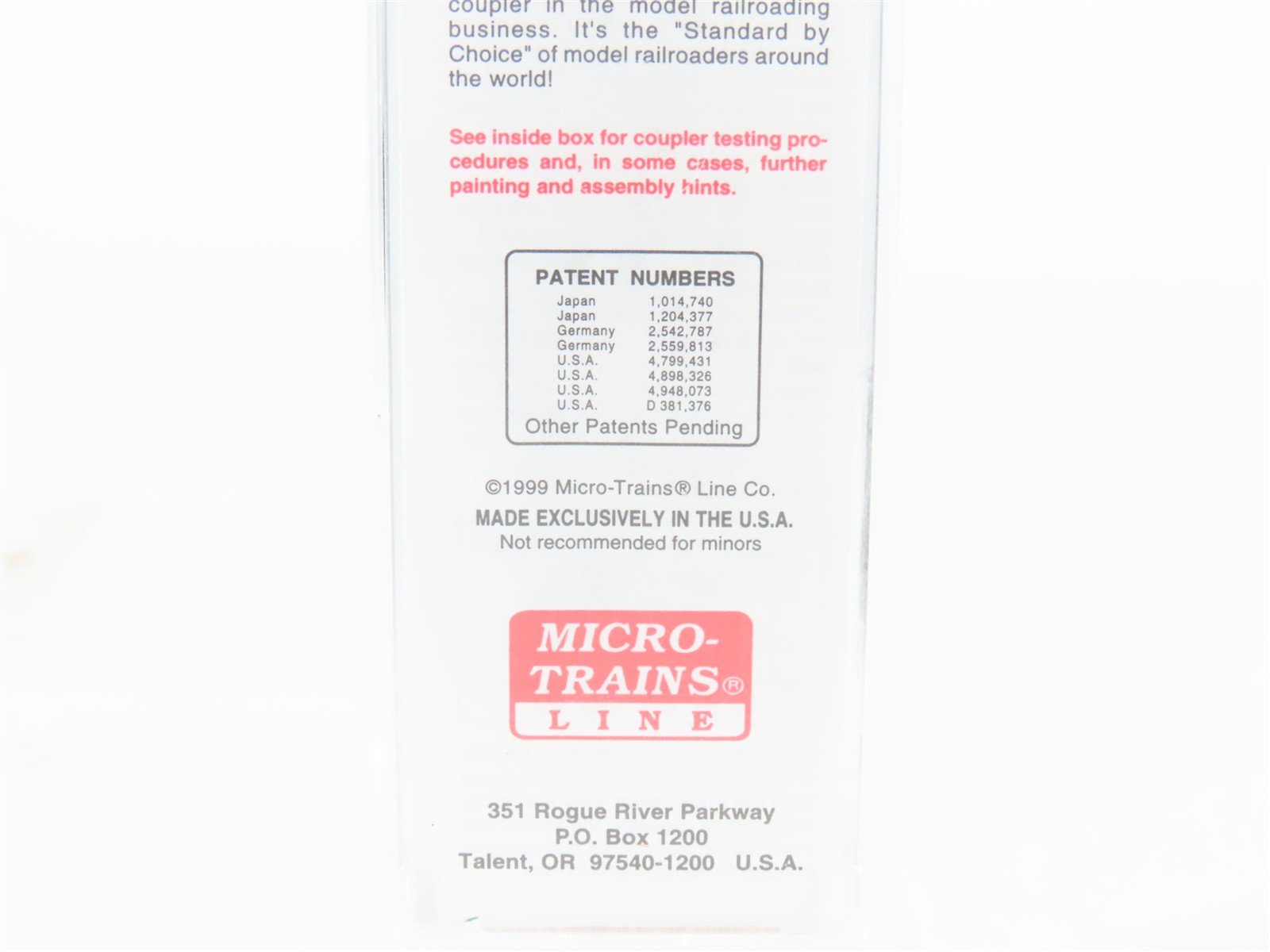 N Scale Micro-Trains MTL 120040 MEC Pine Tree Route 40' Steel Box Car #5530
