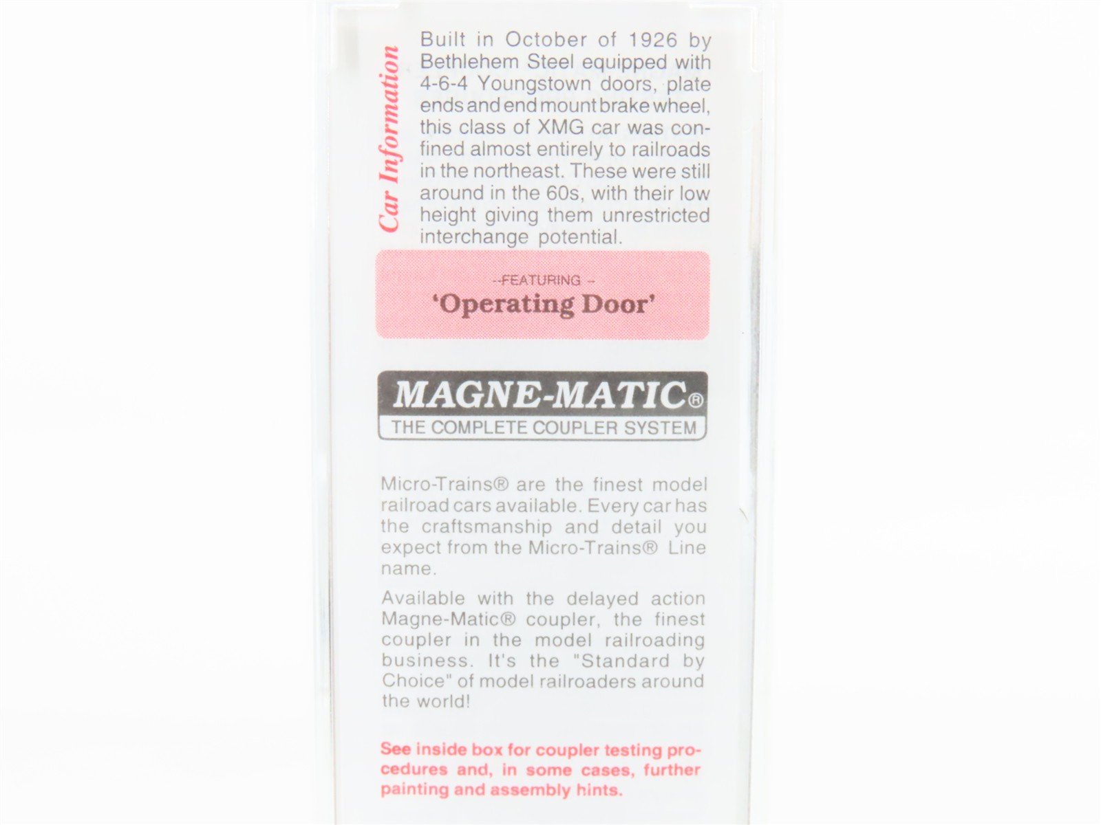 N Scale Micro-Trains MTL 120020 CNJ Jersey Central 40' Steel Box Car #21567