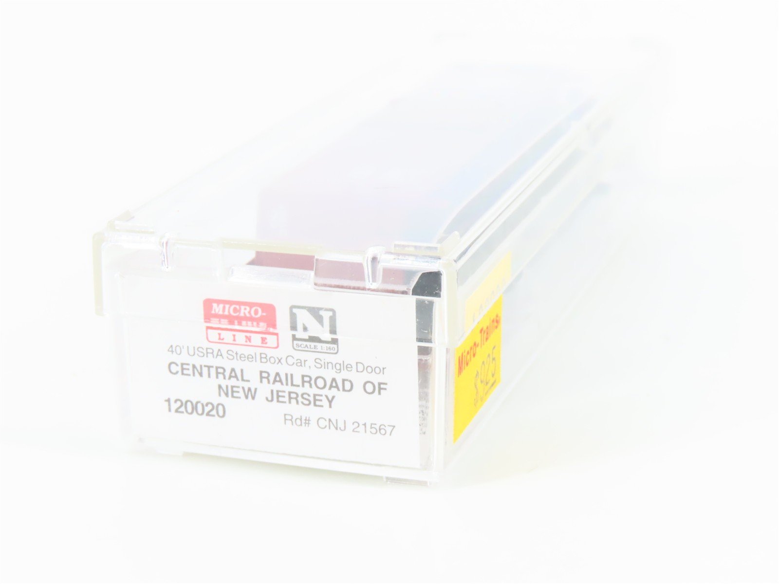 N Scale Micro-Trains MTL 120020 CNJ Jersey Central 40' Steel Box Car #21567