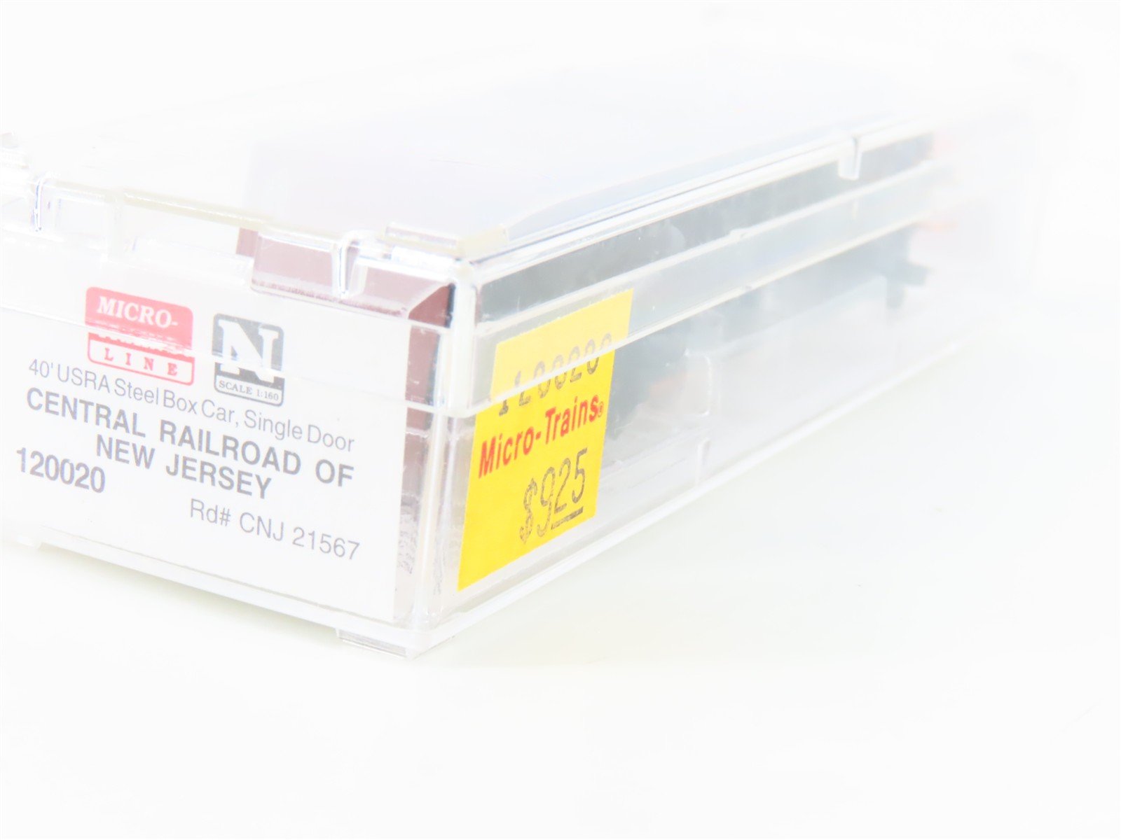 N Scale Micro-Trains MTL 120020 CNJ Jersey Central 40' Steel Box Car #21567