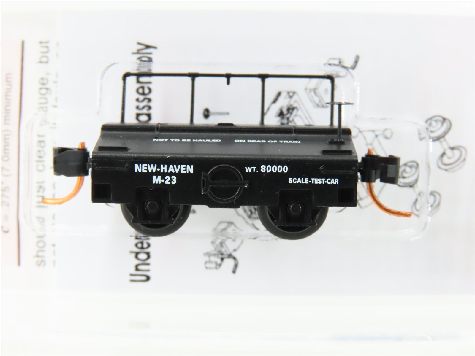 N Scale Micro-Trains MTL 12100080 NH New Haven Railroad Scale Test Car #M-23
