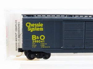 N Micro-Trains MTL 34010 B&O Chessie System 50' Double Door Box Car #288041