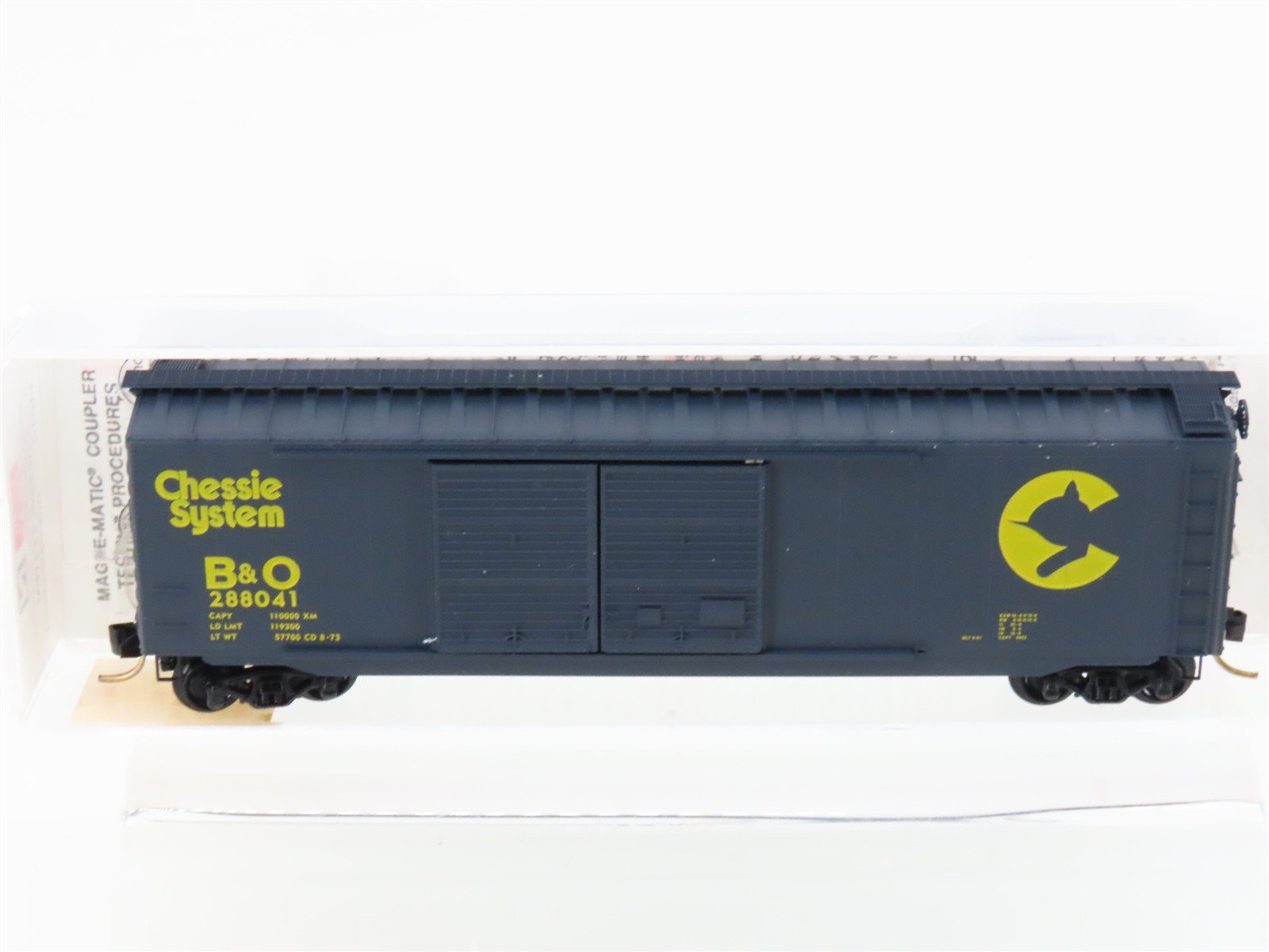 N Micro-Trains MTL 34010 B&O Chessie System 50' Double Door Box Car #288041