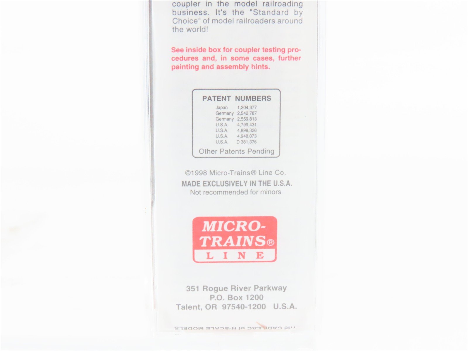 N Micro-Trains MTL 34010 B&O Chessie System 50' Double Door Box Car #288041