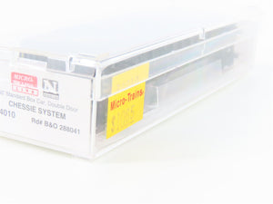 N Micro-Trains MTL 34010 B&O Chessie System 50' Double Door Box Car #288041