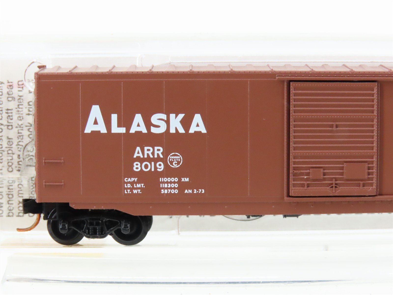 N Micro-Trains MTL 77030 ARR Alaska McKinley National Park 50' Box Car #8019