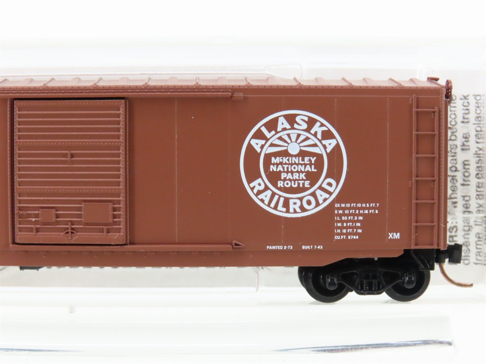 N Micro-Trains MTL 77030 ARR Alaska McKinley National Park 50' Box Car #8019