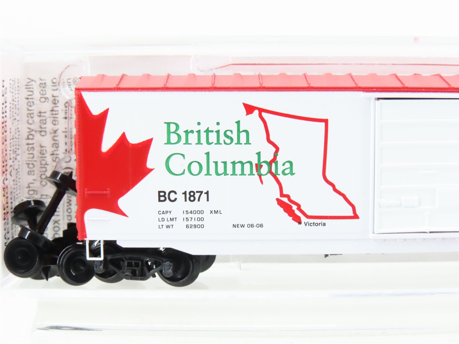 N Scale Micro-Trains MTL 07700151 BC British Columbia 50' Box Car #1871