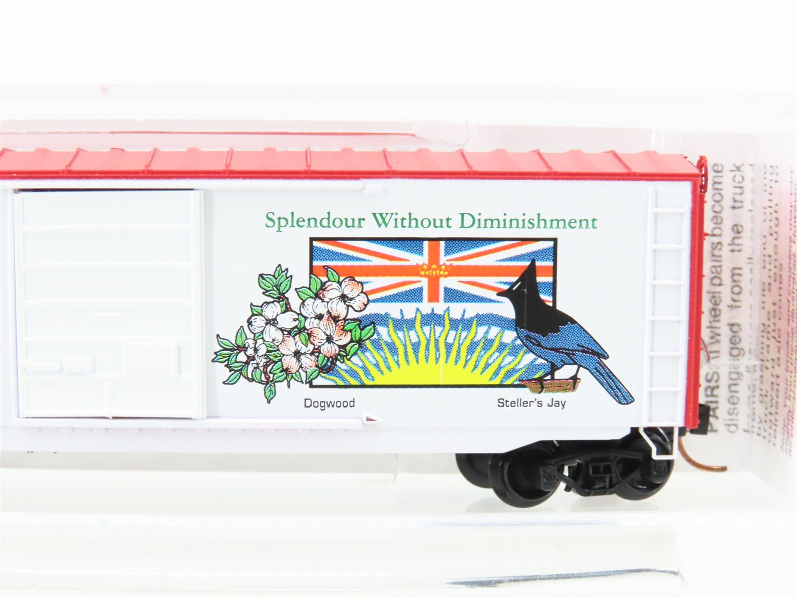 N Scale Micro-Trains MTL 07700151 BC British Columbia 50' Box Car #1871