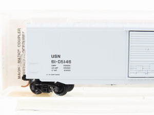 N Scale Micro-Trains MTL 77040 USN United States Navy 50' Box Car #61-05146