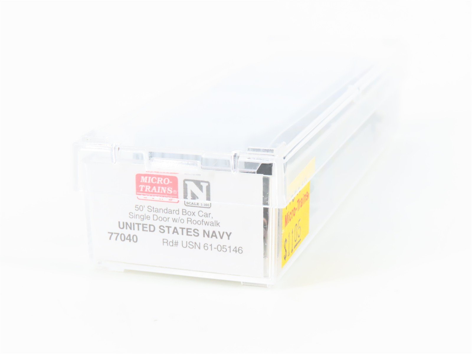 N Scale Micro-Trains MTL 77040 USN United States Navy 50' Box Car #61-05146
