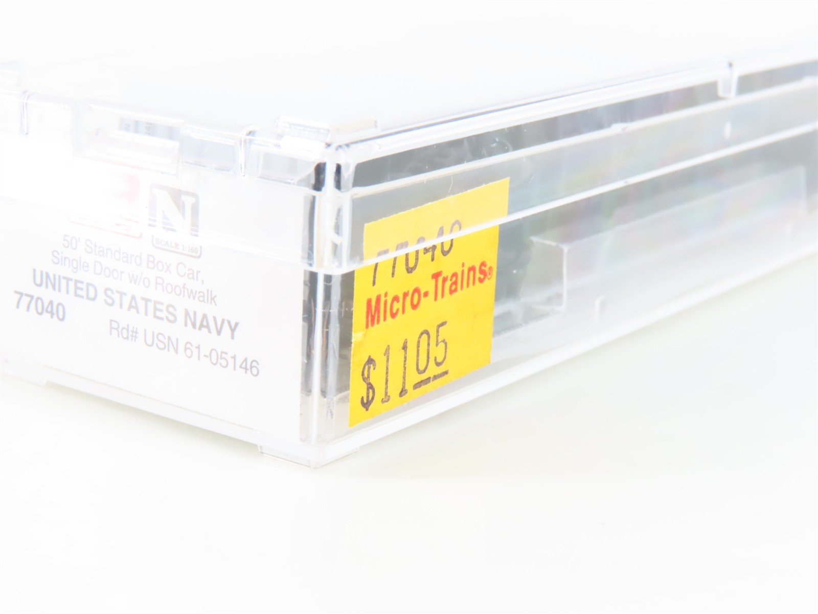 N Scale Micro-Trains MTL 77040 USN United States Navy 50' Box Car #61-05146