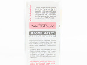 N Scale Micro-Trains MTL 74040/3 CP Canadian Pacific 40' Box Car #285605