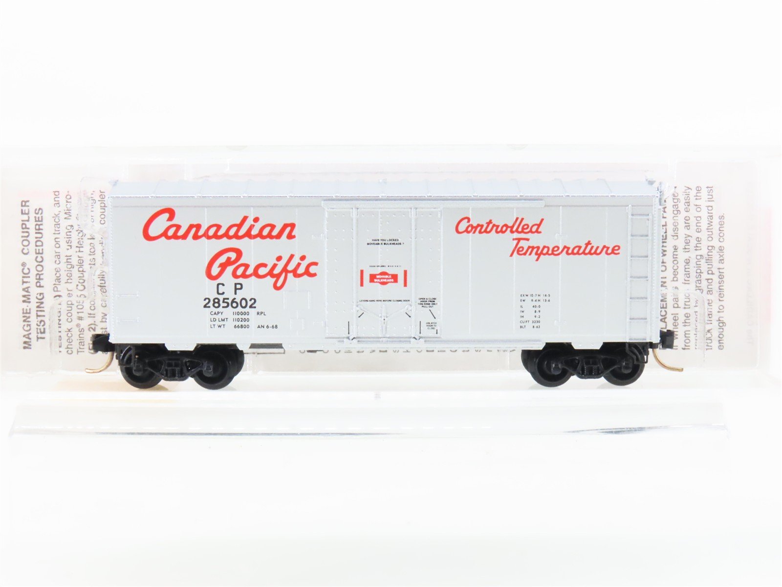 N Scale Micro-Trains MTL 74040/2 CP Canadian Pacific 40' Box Car #285602