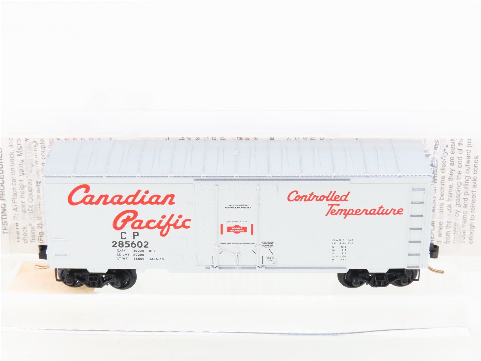 N Scale Micro-Trains MTL 74040/2 CP Canadian Pacific 40' Box Car #285602