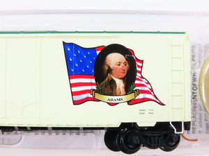 N Scale Micro-Trains MTL 07400102 John Adams Presidential 40' Box Car #1797-1801