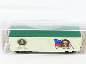 N Scale Micro-Trains MTL 07400102 John Adams Presidential 40' Box Car #1797-1801
