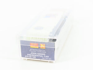 N Scale Micro-Trains MTL 07400102 John Adams Presidential 40' Box Car #1797-1801