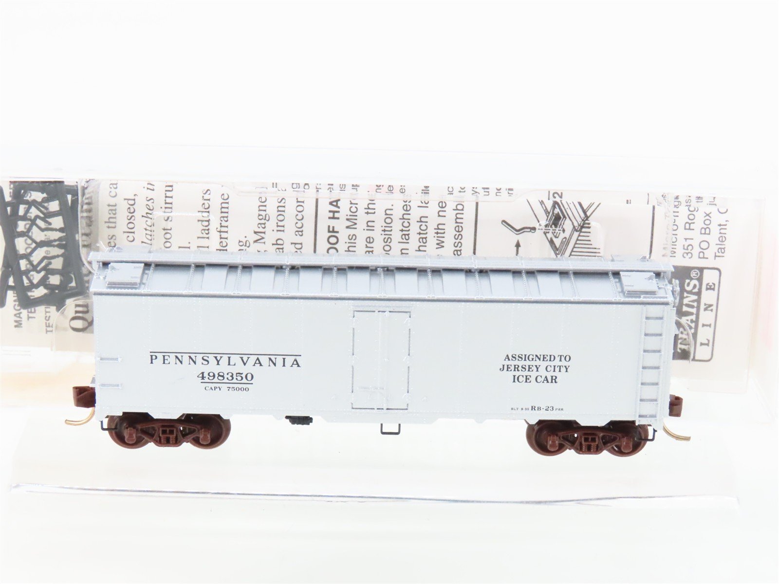 N Scale Micro-Trains MTL 59040 PRR Pennsylvania Railroad 40' Ice Reefer #498350