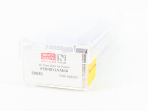 N Scale Micro-Trains MTL 59040 PRR Pennsylvania Railroad 40' Ice Reefer #498350