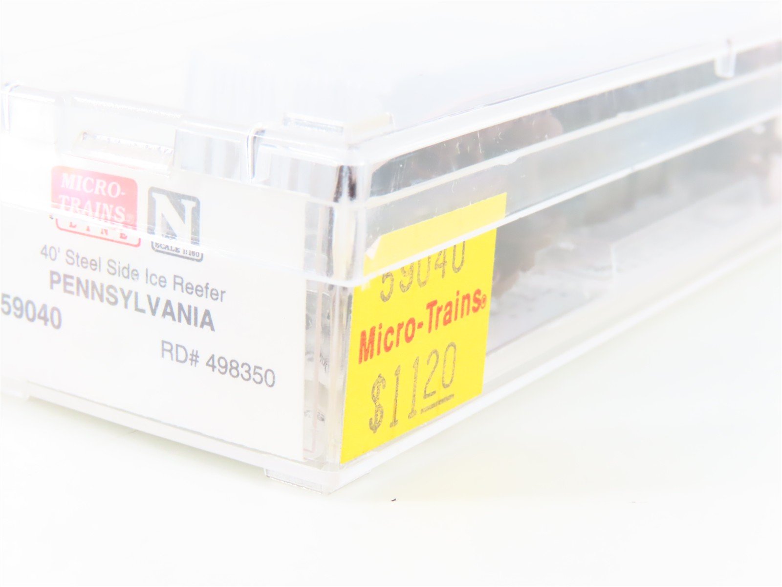 N Scale Micro-Trains MTL 59040 PRR Pennsylvania Railroad 40' Ice Reefer #498350