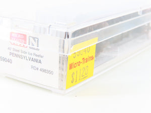 N Scale Micro-Trains MTL 59040 PRR Pennsylvania Railroad 40' Ice Reefer #498350